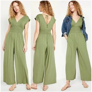 Old Navy Waist Defined Shirred Jumpsuit